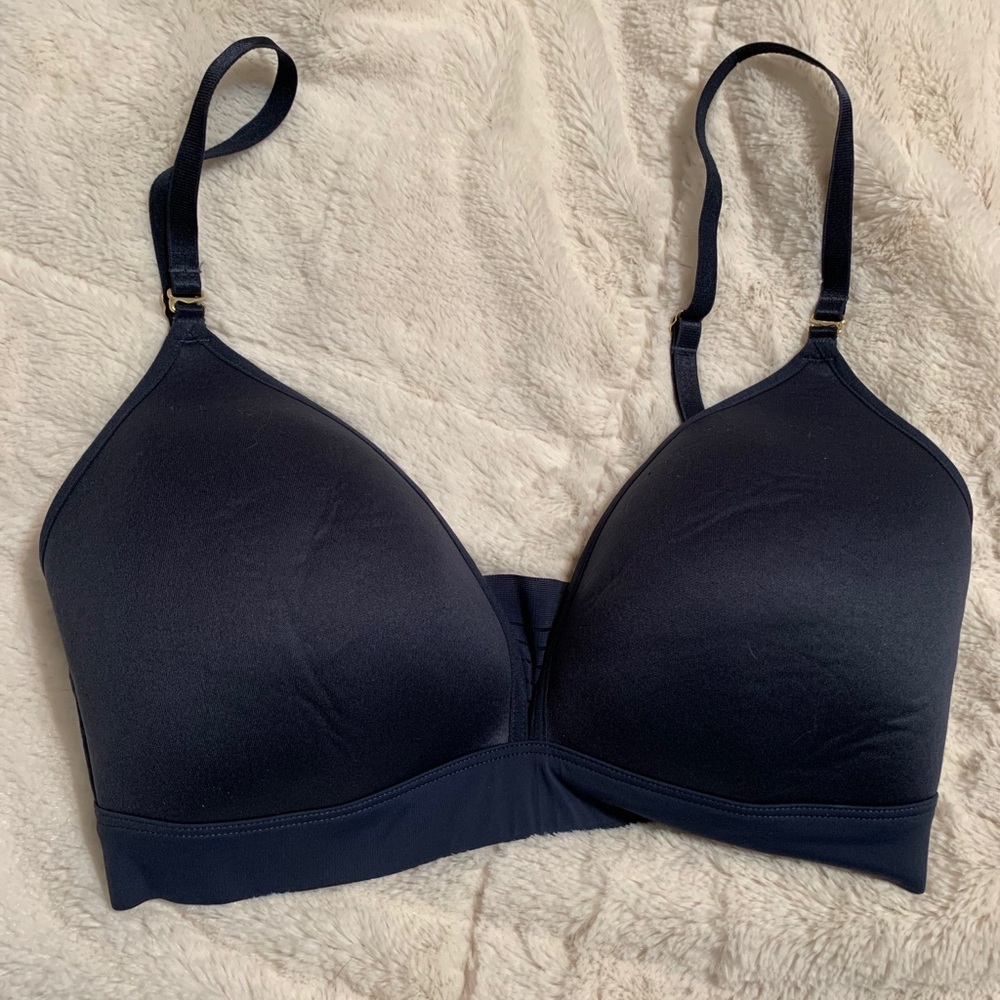 Thirdlove 24/7 Seamless Stripe wireless bra 32D
